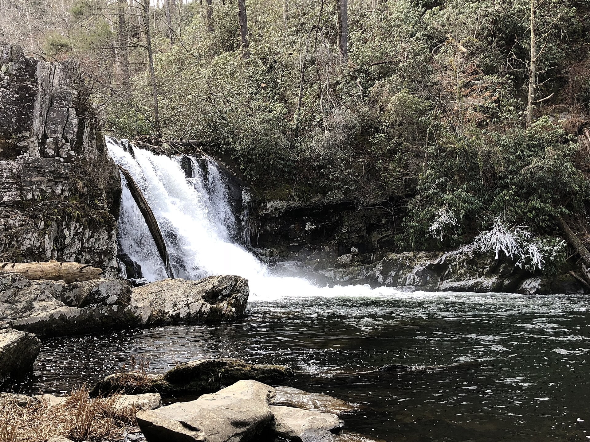 Abrams Falls in Cades Cove, Great Smoky Mountains National Park