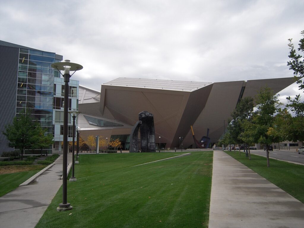 The angular titanium-clad Hamilton Building of the Denver Art Museum