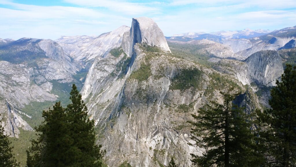 Half Dome and the high country from Glacier Point, Yosemite