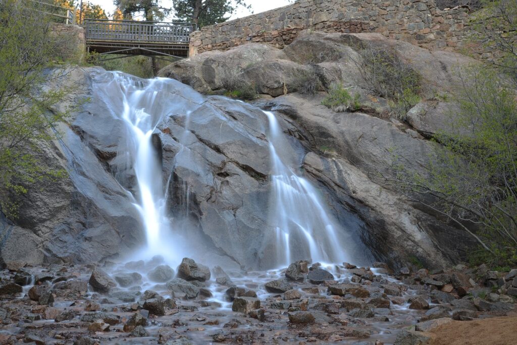 Helen Hunt Falls in North Cheyenne Canon Park near Seven Falls, Colorado Springs
