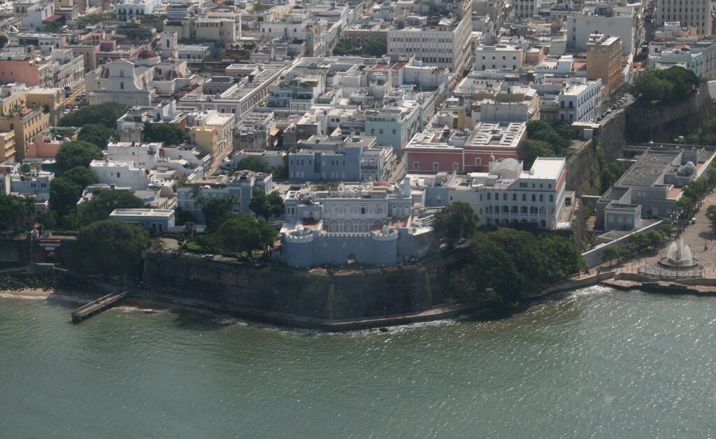 La Fortaleza, the governor's residence in Old San Juan, Puerto Rico
