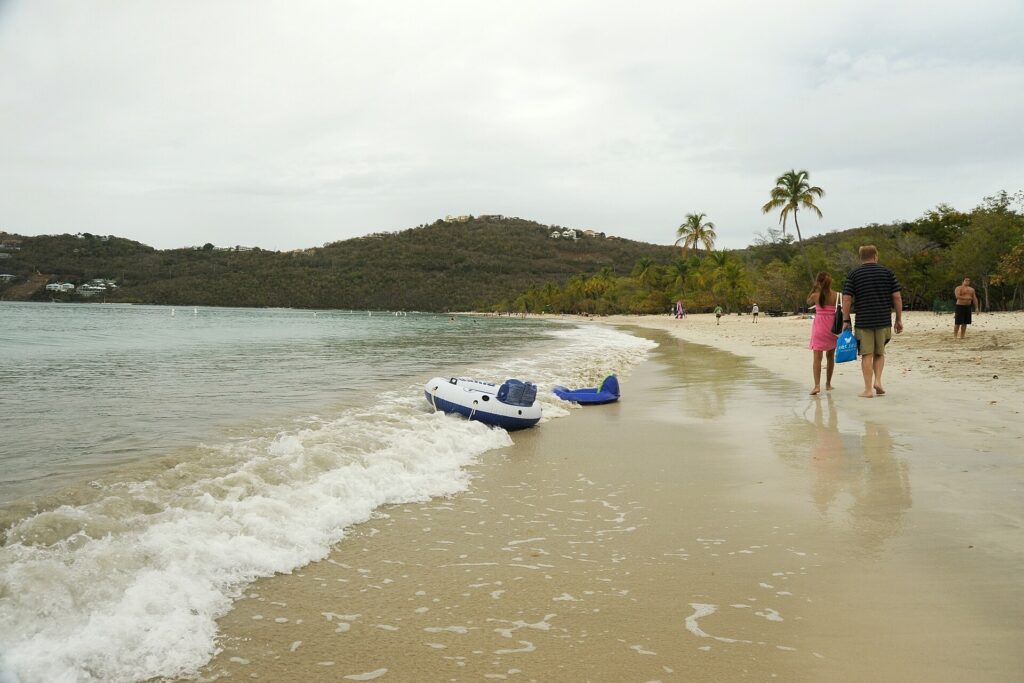 Magens Bay beach on St. Thomas, U.S. Virgin Islands