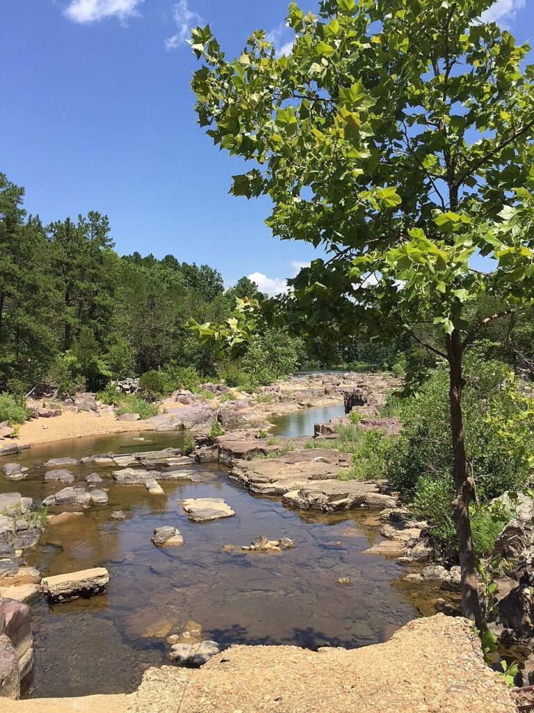 Marble Creek, one of the smaller spring-fed streams inside Mark Twain National Forest