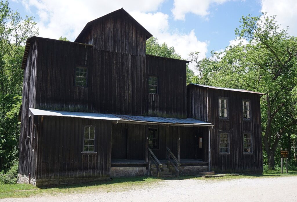 The 1896 gristmill at Montauk State Park in Missouri