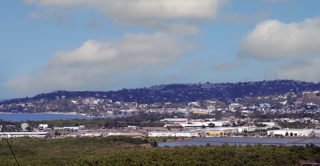 Montego Bay, Jamaica, seen across the bay