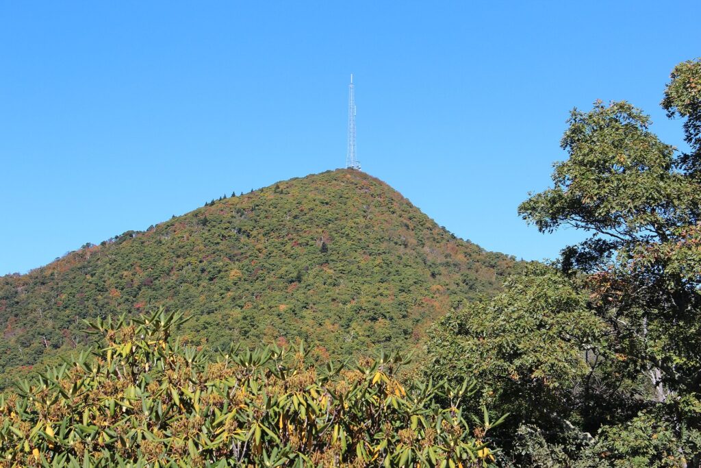 Mount Pisgah seen from a Blue Ridge Parkway overlook