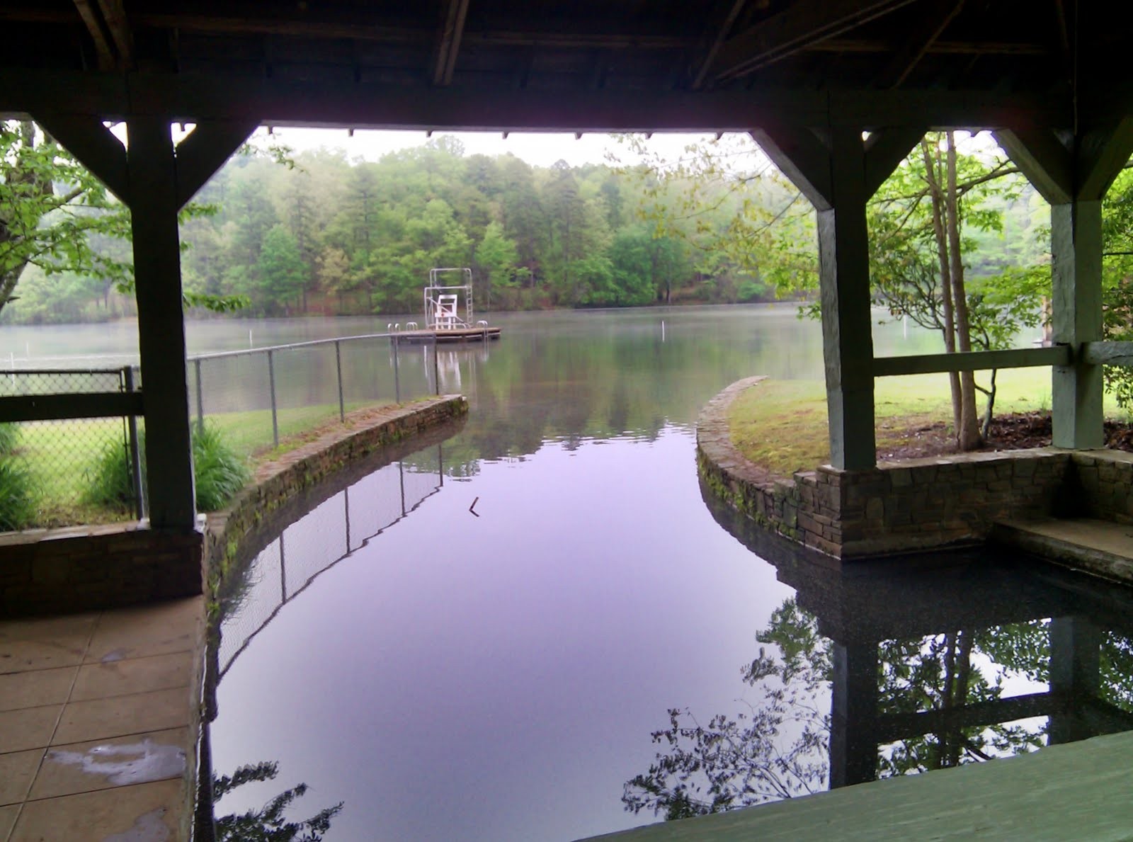 A lake at Oconee State Park, South Carolina