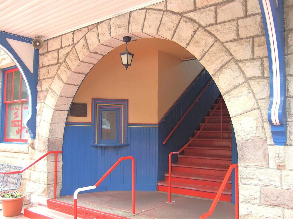 The Manitou Springs base depot of the Pikes Peak Cog Railway
