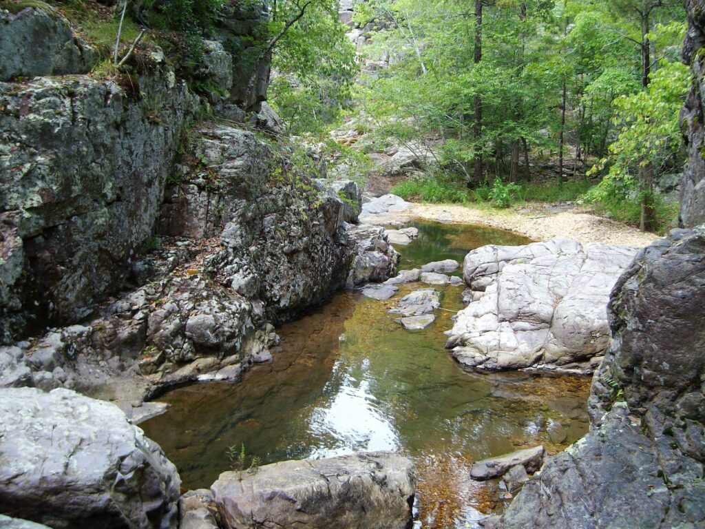 Bluffs above Prairie Hollow Gorge at Ozark National Scenic Riverways