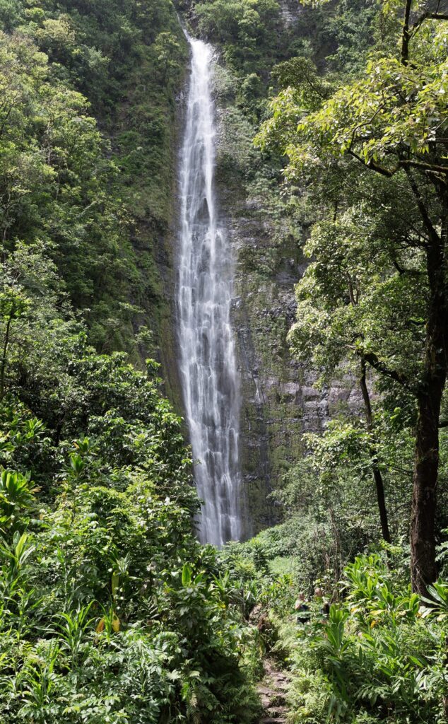 Waimoku Falls at the end of the Pipiwai Trail on Maui