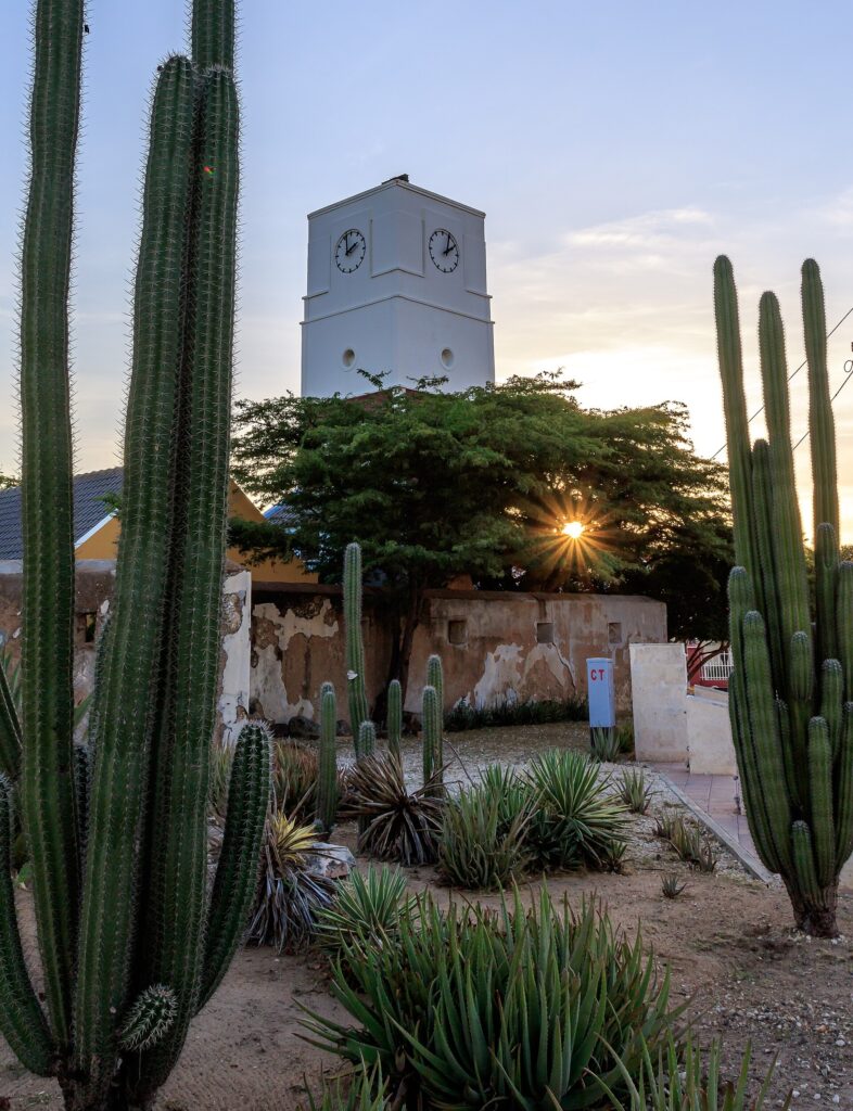 Willem III Tower at Fort Zoutman in Oranjestad, Aruba