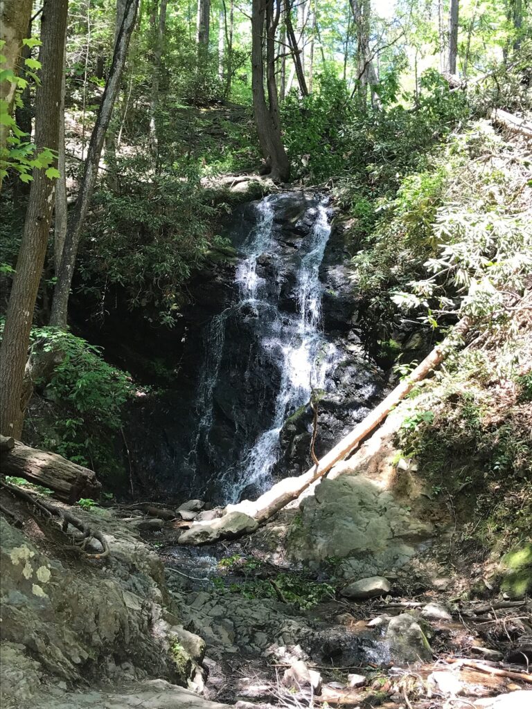 Cataract Falls near Sugarlands Visitor Center in Great Smoky Mountains National Park