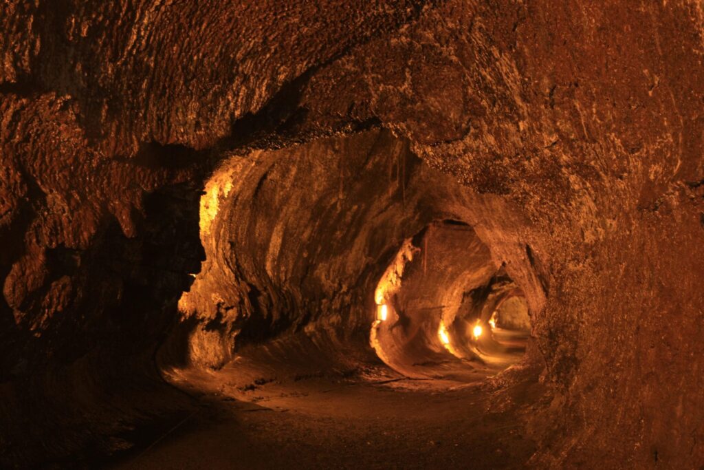Nahuku lava tube in Hawaii Volcanoes National Park