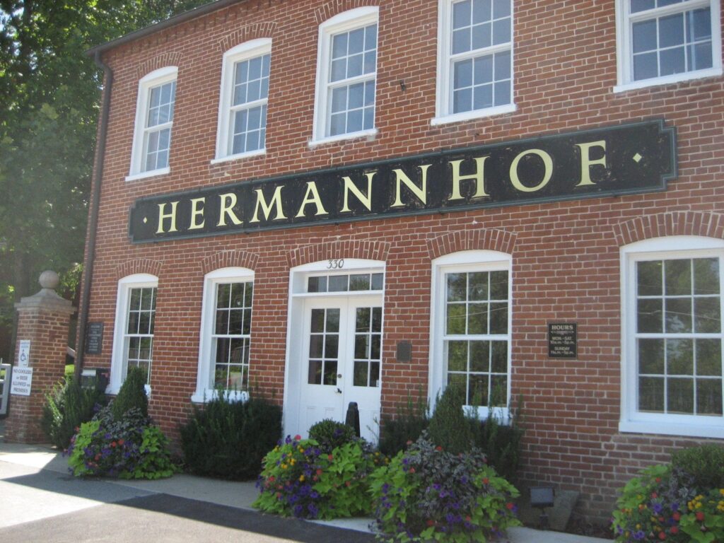 Hermannhof Winery buildings in Hermann, Missouri