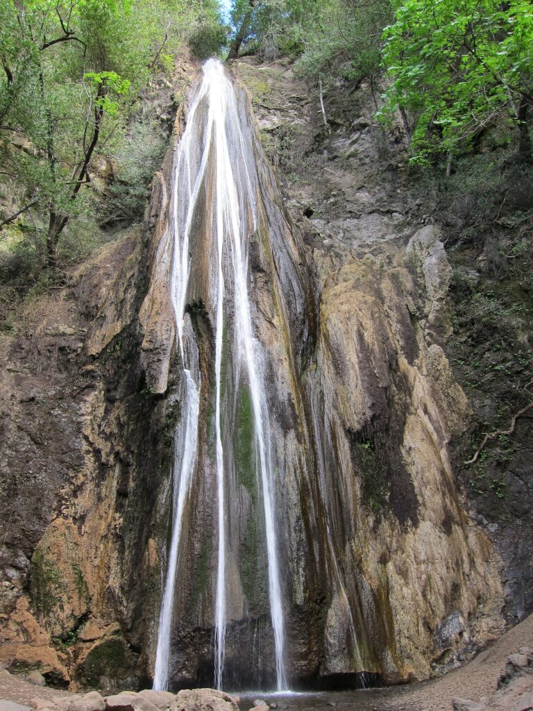 Nojoqui Falls in the county park near Solvang, California