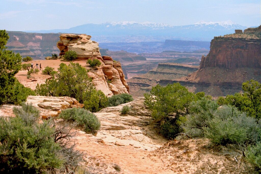 Canyon and mesa view from the Island in the Sky district of Canyonlands National Park, Utah