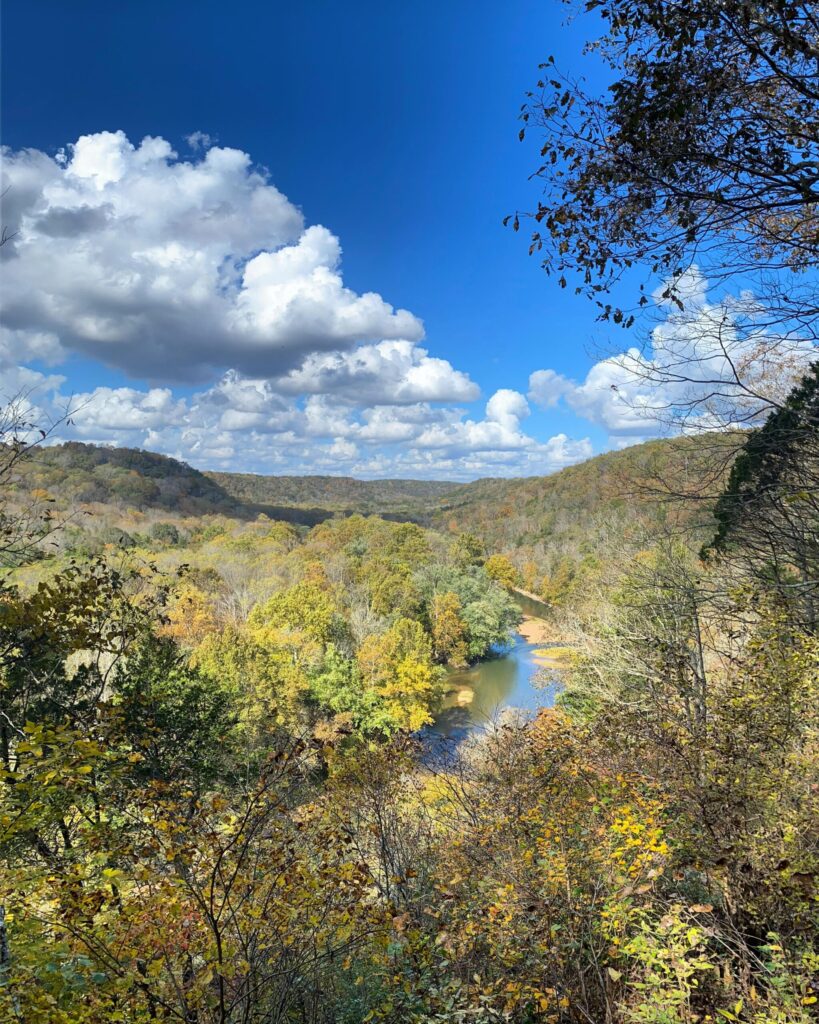 Green River valley in Mammoth Cave National Park, Kentucky