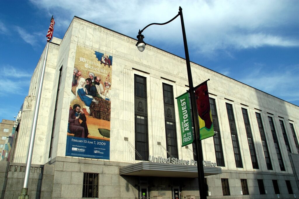 Frist Art Museum Art Deco building, the former post office, on Broadway in Nashville