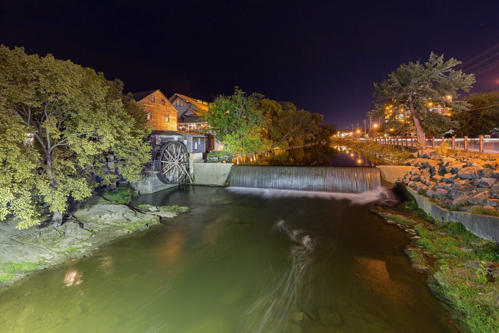 The Old Mill, the oldest building in Pigeon Forge, Tennessee