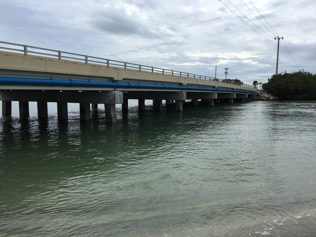 Blind Pass Bridge connecting Sanibel Island to Captiva Island