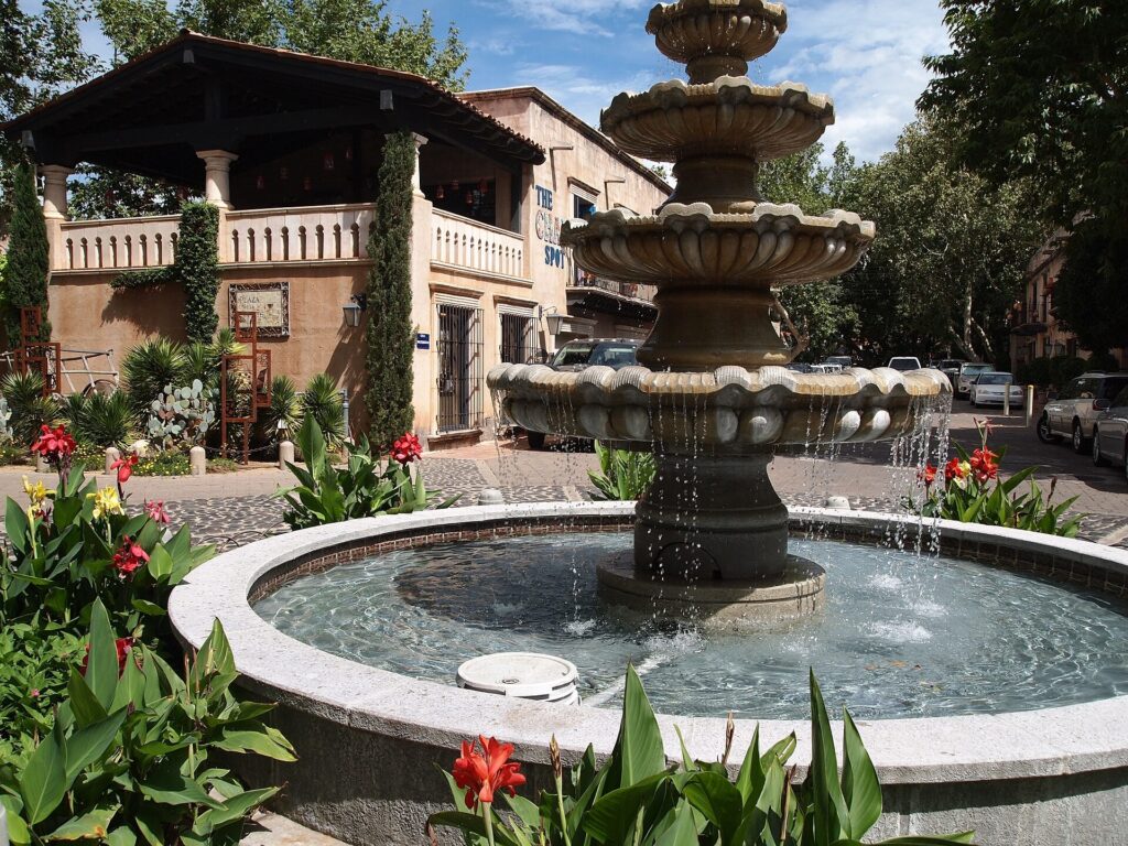 Courtyard at Tlaquepaque Arts and Shopping Village in Sedona, Arizona