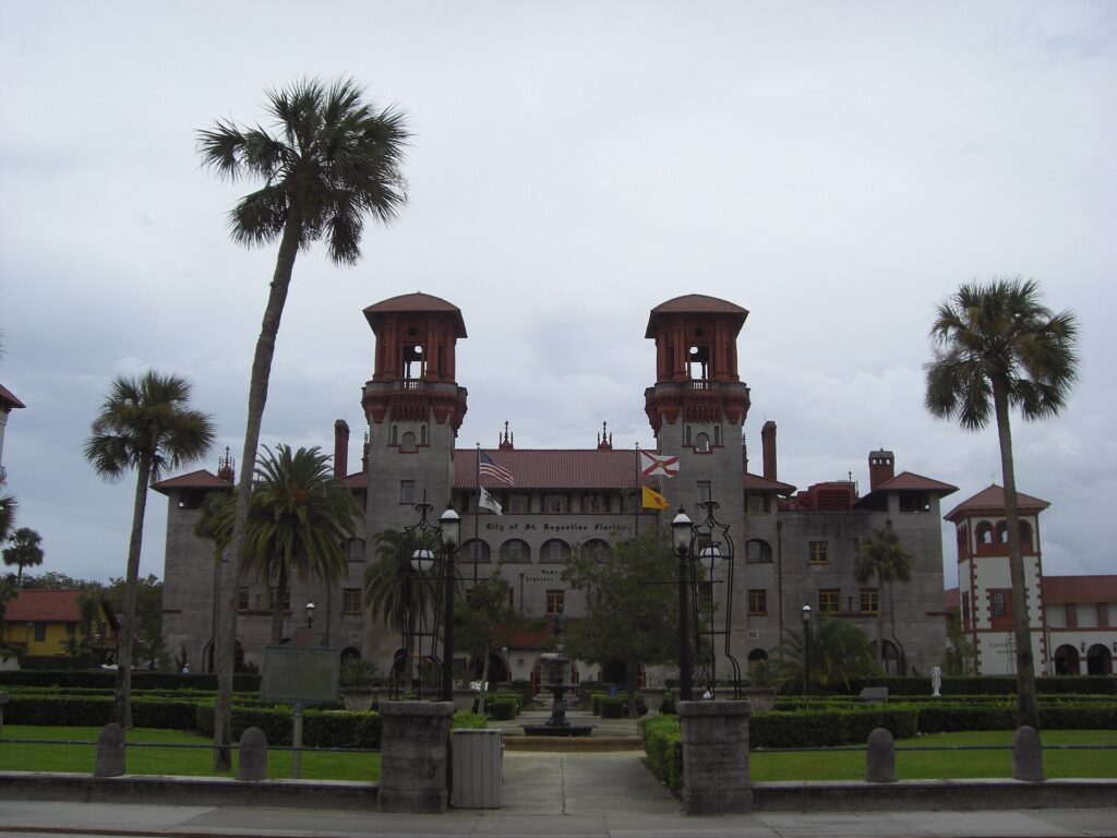 Front of the Lightner Museum in the former Hotel Alcazar in St. Augustine