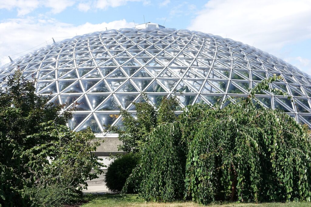 Bloedel Floral Conservatory dome in Queen Elizabeth Park, Vancouver