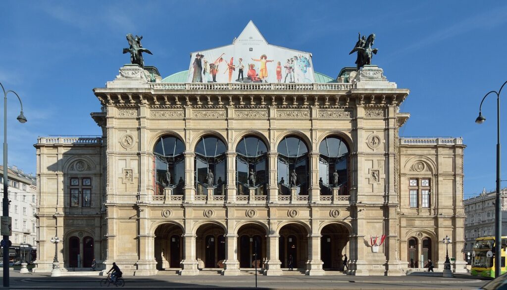 Facade of the Vienna State Opera building